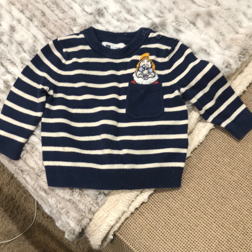 BabyGap x Disney 6-12M Snow White and 7 Dwarves- Doc Sweater